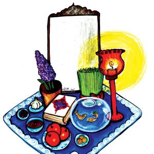 عکس های مدل تزئین سفره هفت سین سال ۹۱