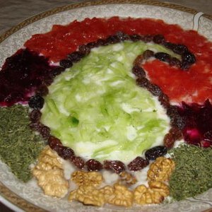 تزئین ماست و خیار + تصاویر