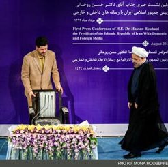 حاشیه‌ اولین نشست خبری رییس جمهور